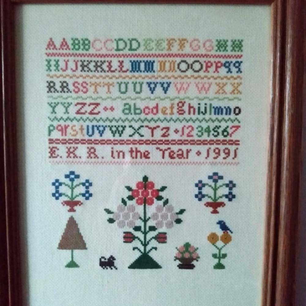 ABC sampler Needlepoint - Picture 5 of 13